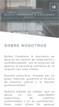 Mobile Screenshot of bufetecacabelos.com